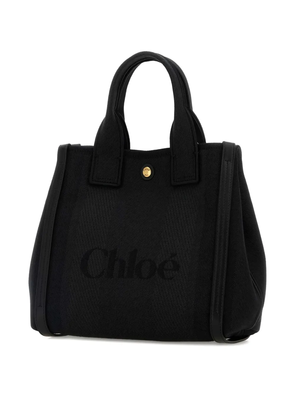 Chloé Small Carry Tote Bag In Black