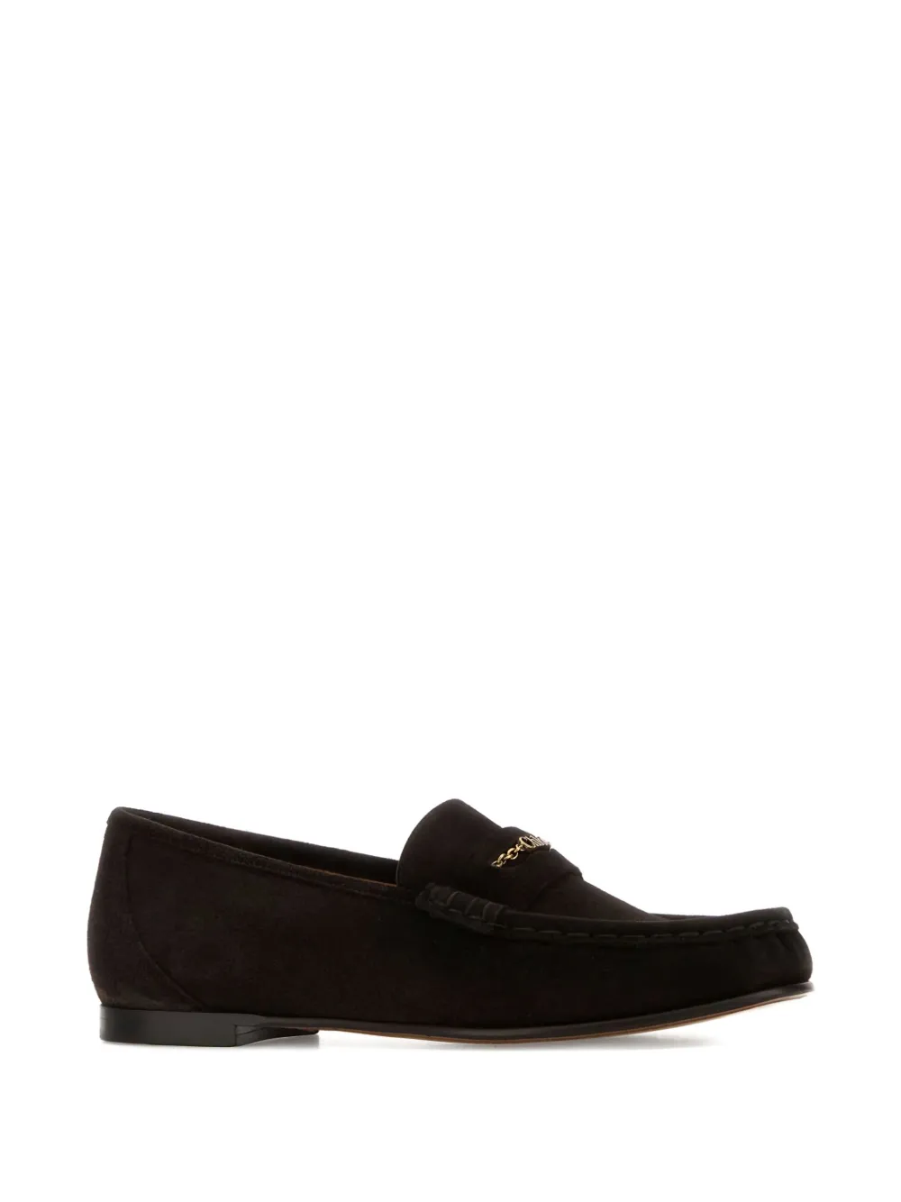 Chloé chain-embellished loafers - Bruin