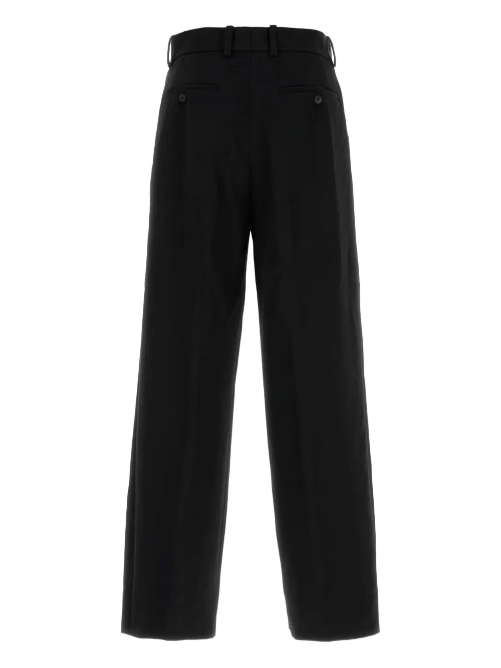 Wooyoungmi pleated wide-leg trousers - Zwart