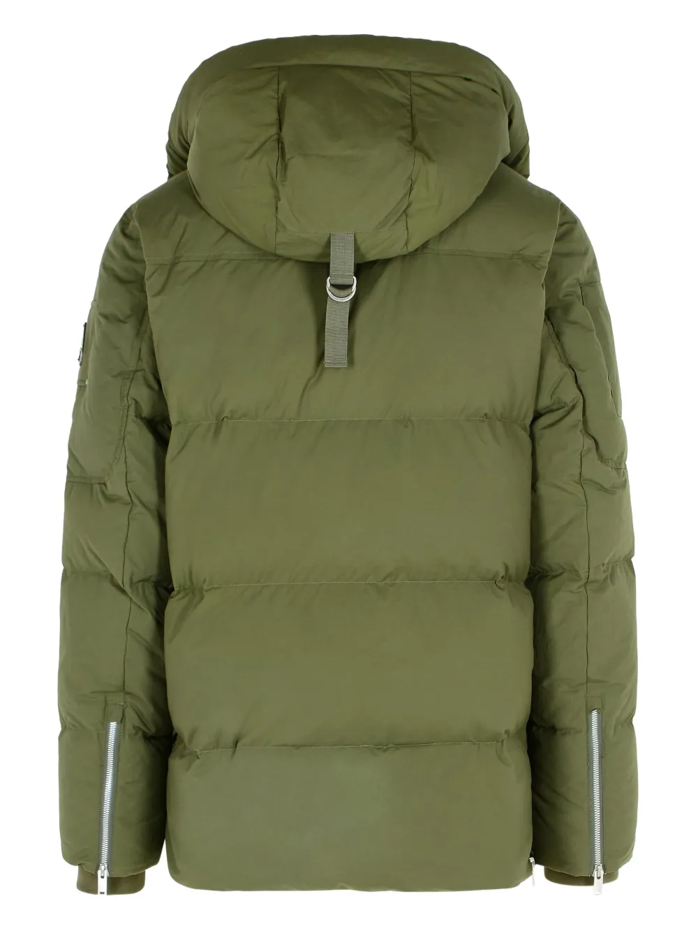 Moose Knuckles Everest Fleece-lined Down Coat In Green