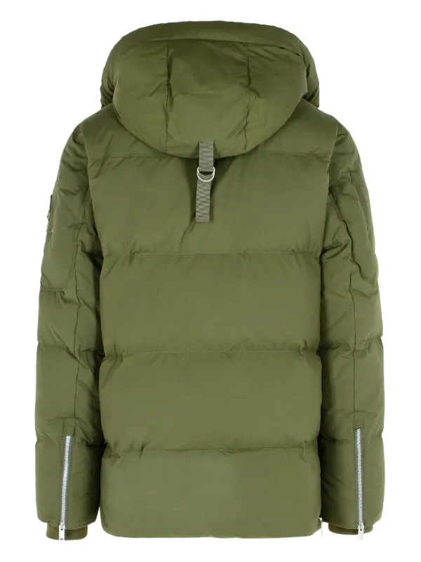 Moose Knuckles Everest fleece-lined Down Coat | Green | FARFETCH JO