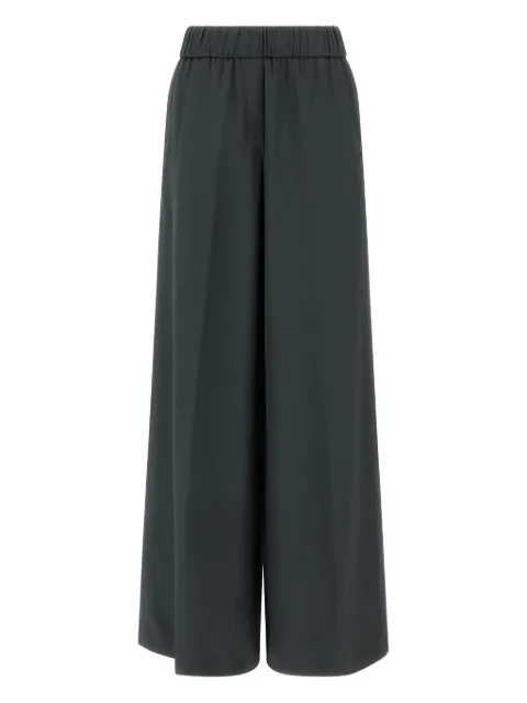 Peserico twill wide-leg trousers