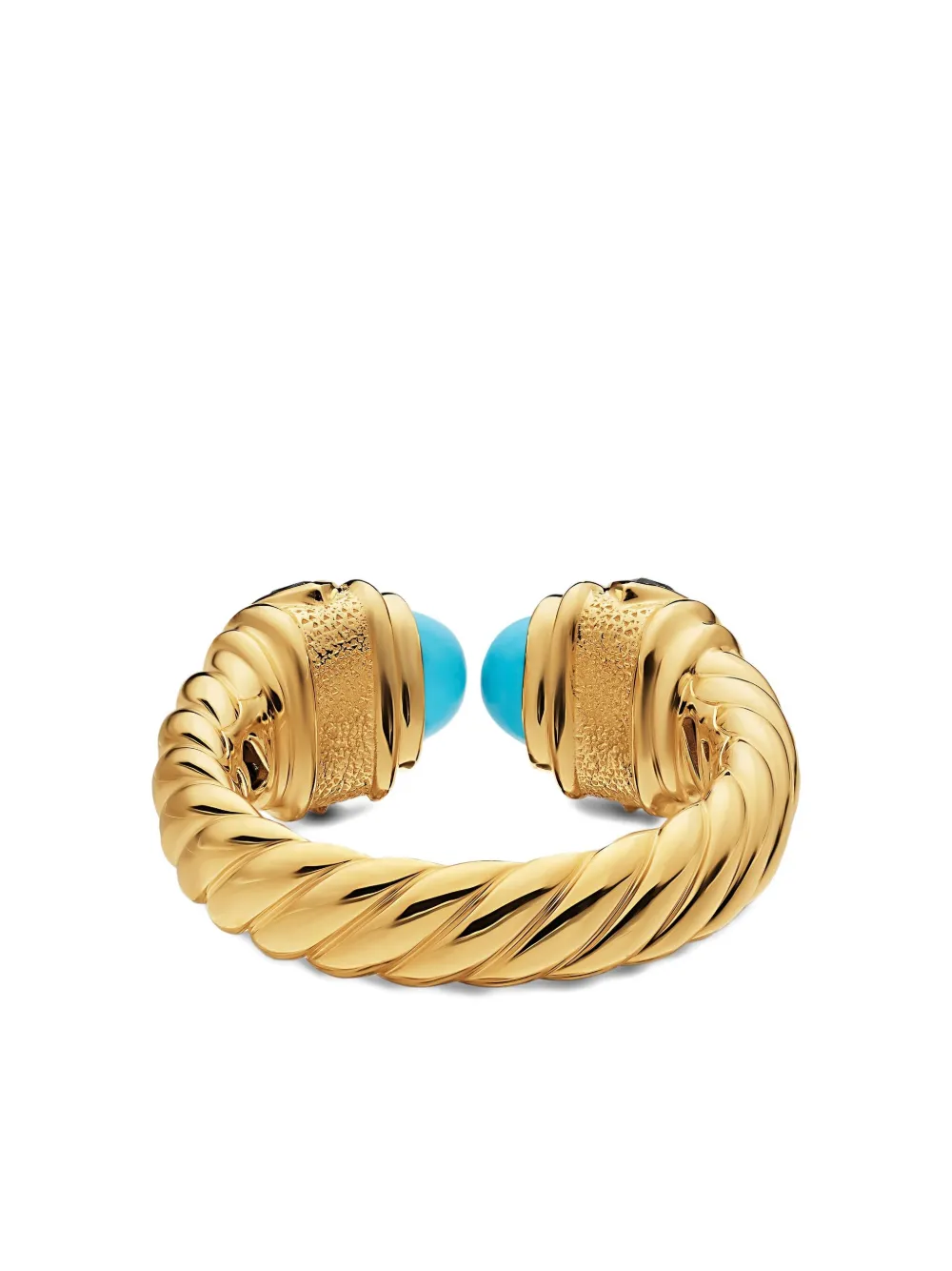 David Yurman 18k Yellow Gold Renaissance® Multi-stone Ring In Multi