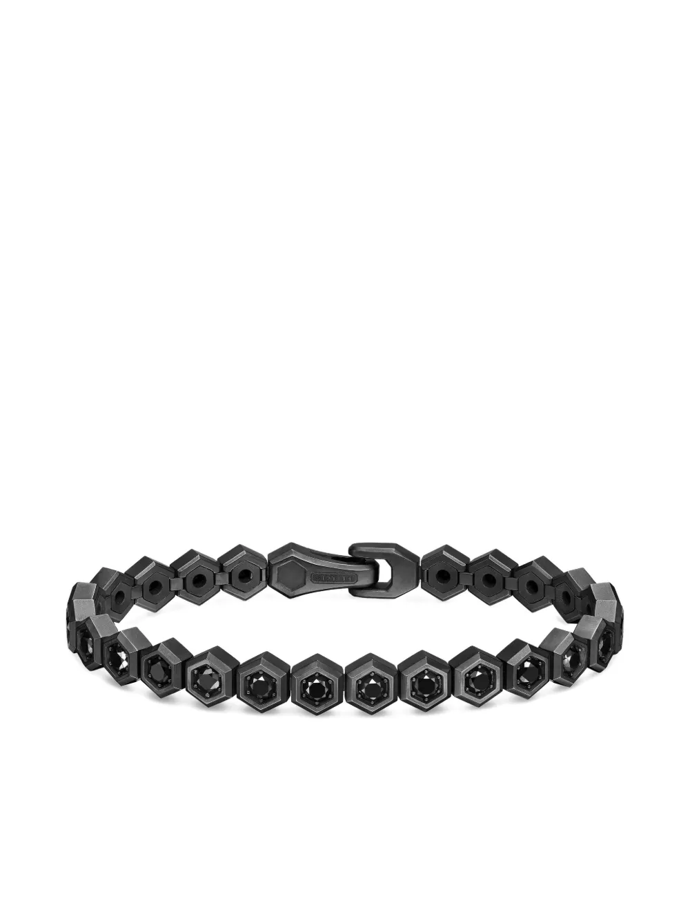 David Yurman Hex Pavé black diamond tennis bracelet | Black | Image 1