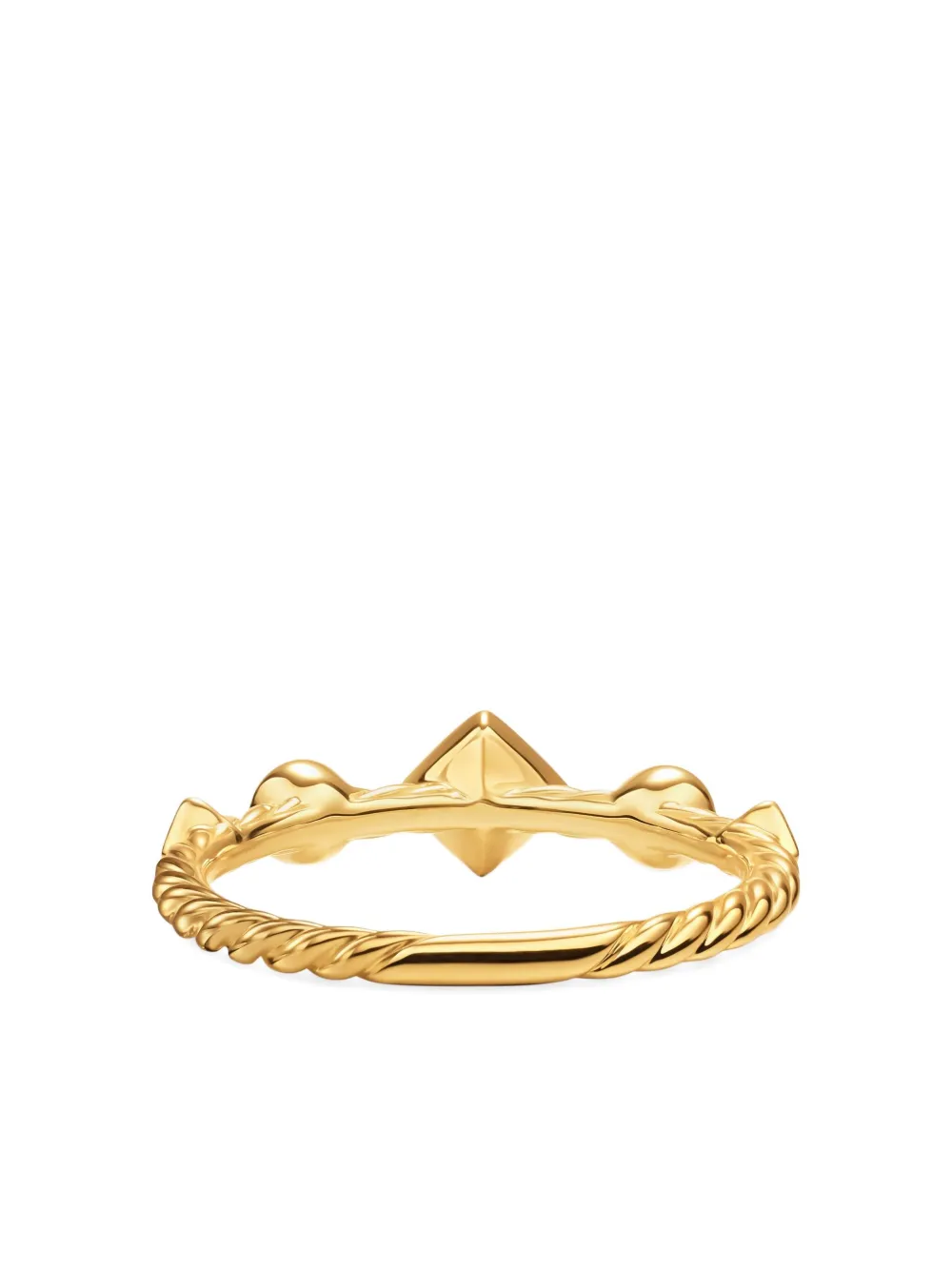 David Yurman 18K yellow gold Petite Modern Renaissance diamond ring | Image 2