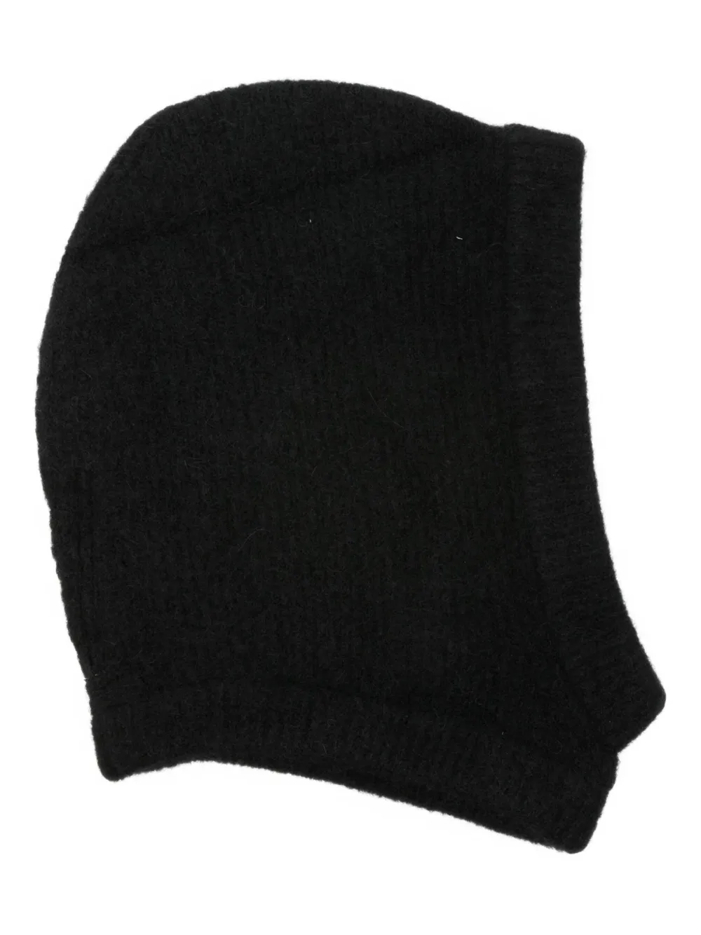 Rick Owens Ribgebreide bivakmuts - Zwart