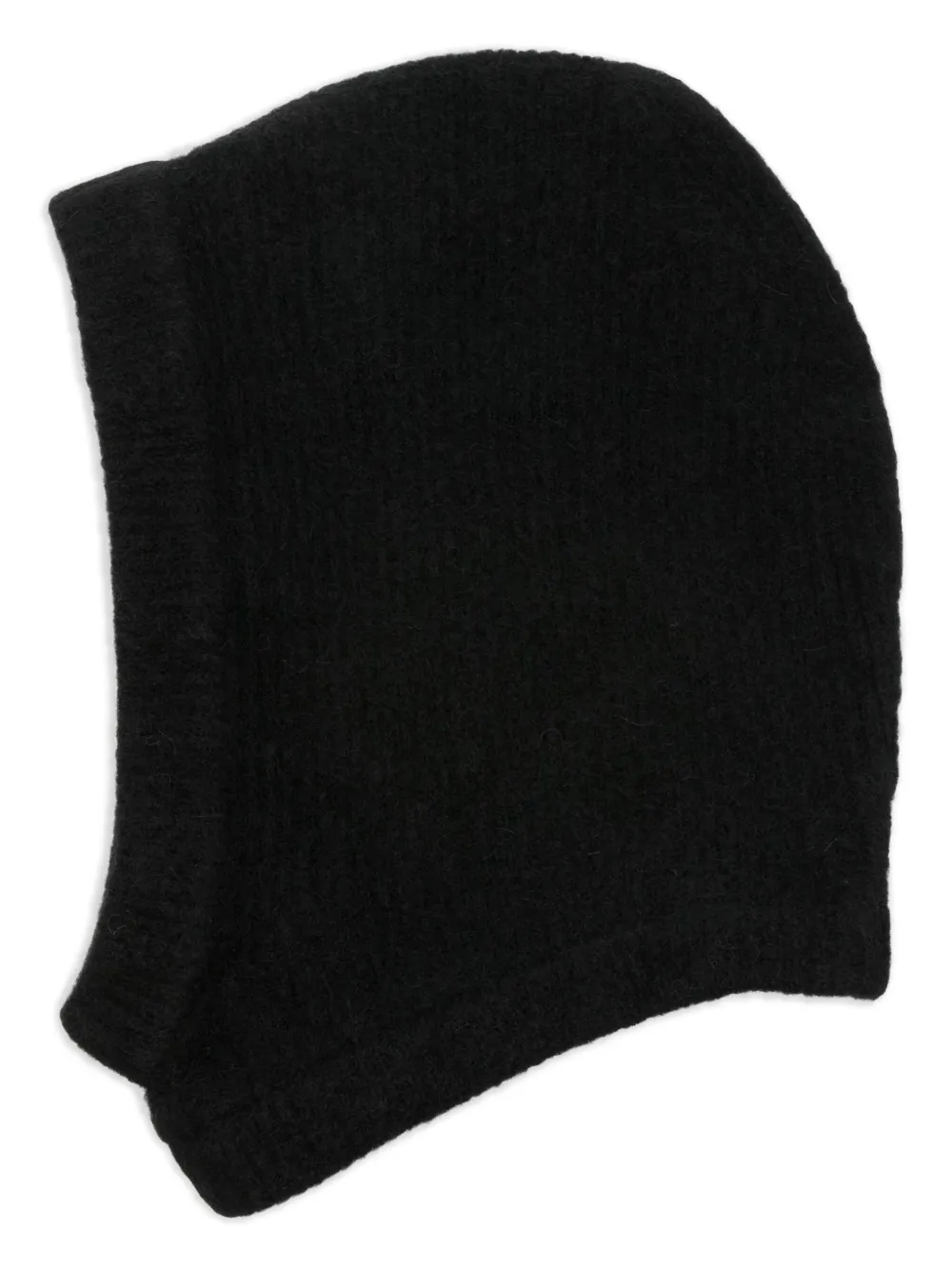 Rick Owens ribbed-knit balaclava | Black | Image 1
