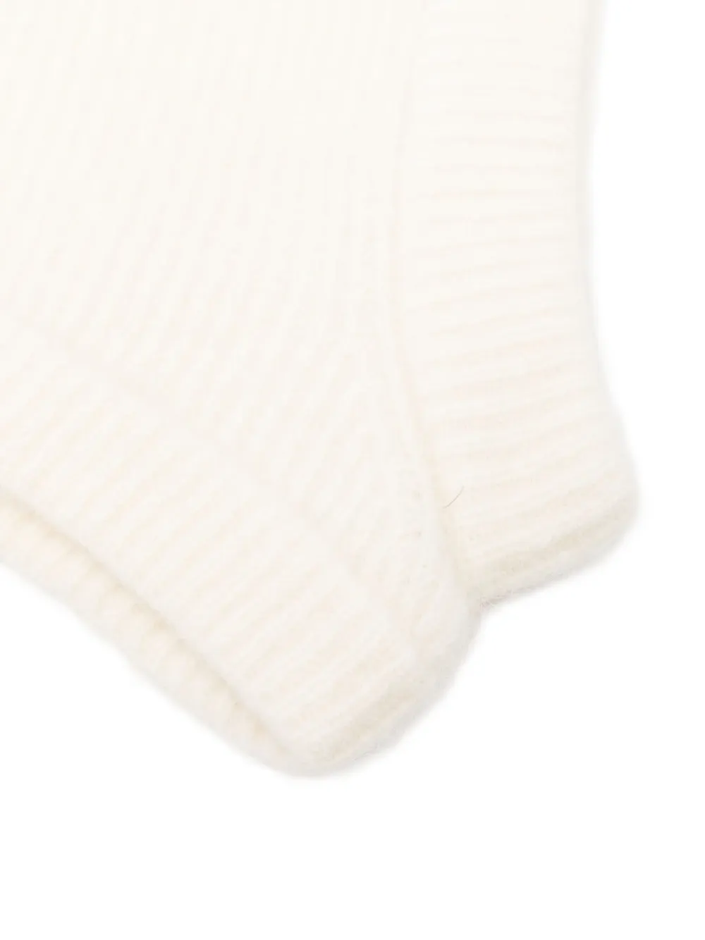 Rick Owens Off-white Concordians Alpaca Knit Hood In White