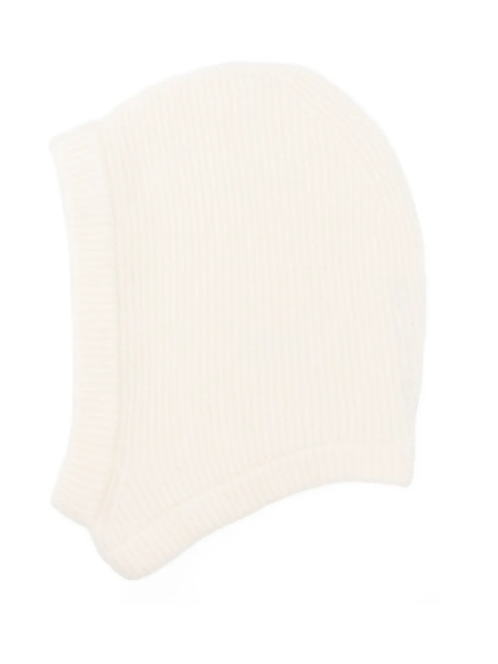 Rick Owens cagoule en maille à design côtelé | blanc | Image 1