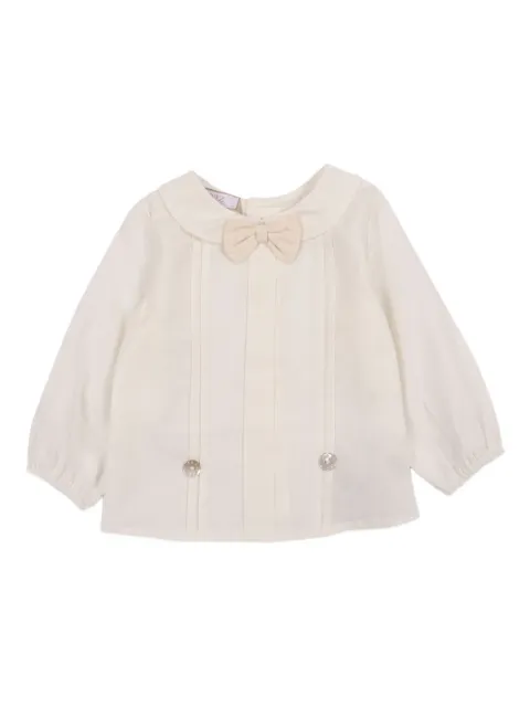 Paz Rodriguez camisa con detalle de moño