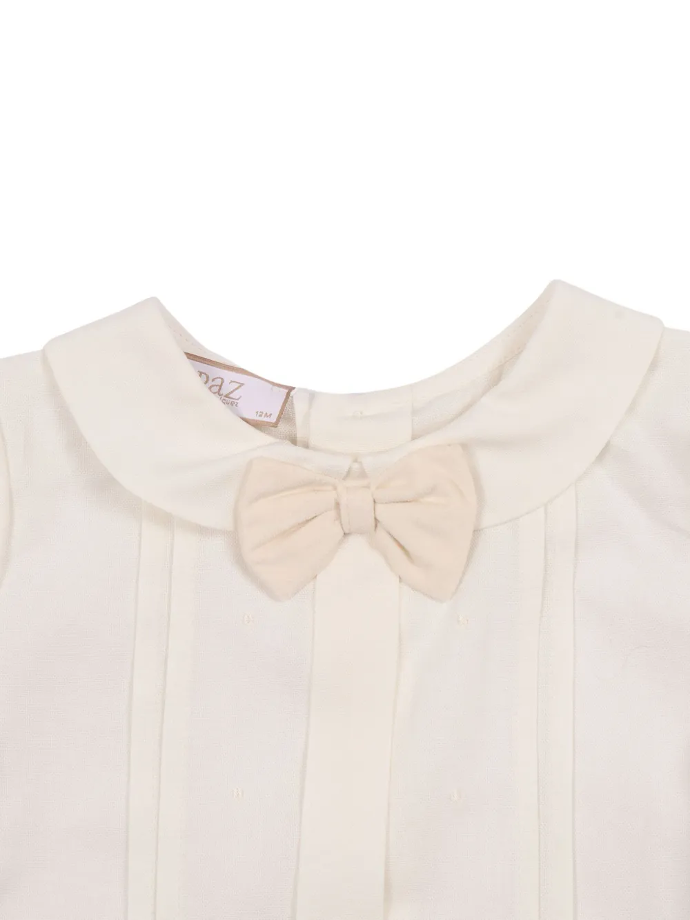  Paz Rodriguez Bow-embellished Shirt - Neutrals 