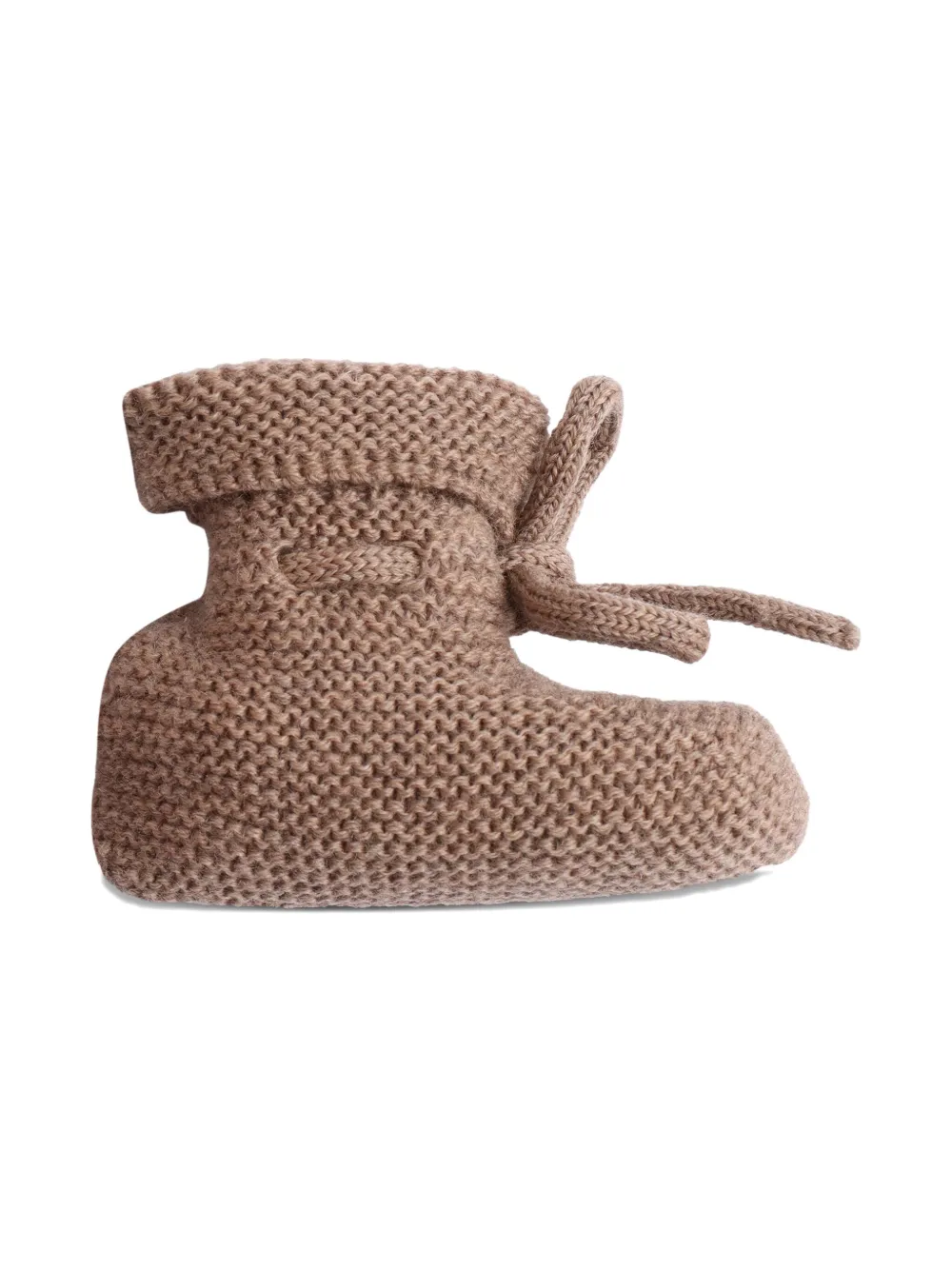 Paz Rodriguez knitted lace-up booties - Bruin