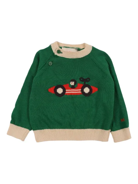 Bobo Choses car-embroidery sweater
