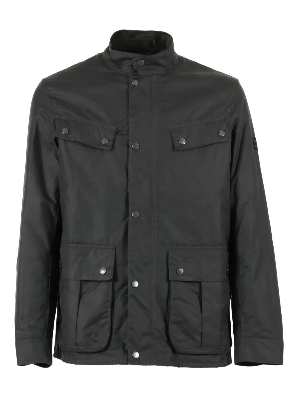 Barbour Dkeyley waxed cotton jacket | Black | Image 1