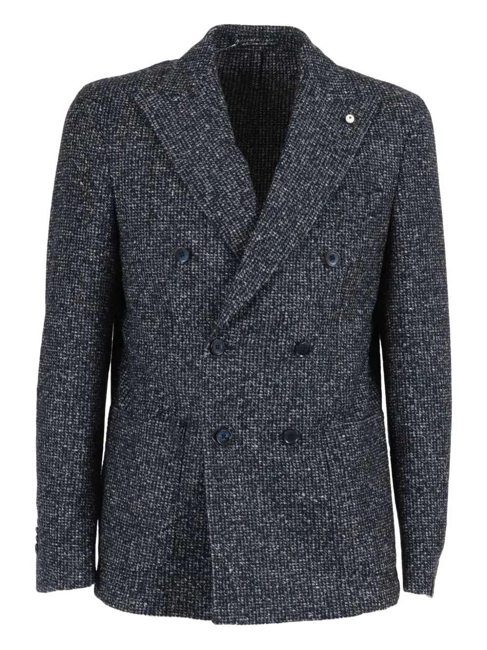 BRANDO double-breasted blazer - Blu