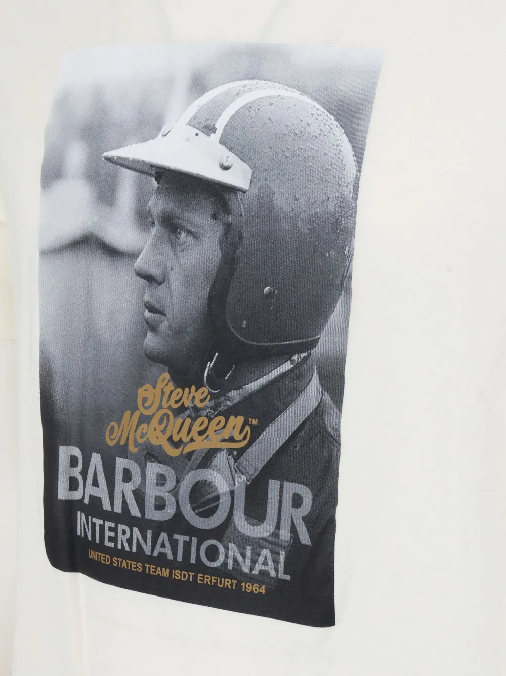 Barbour T-shirt met grafische print Wit