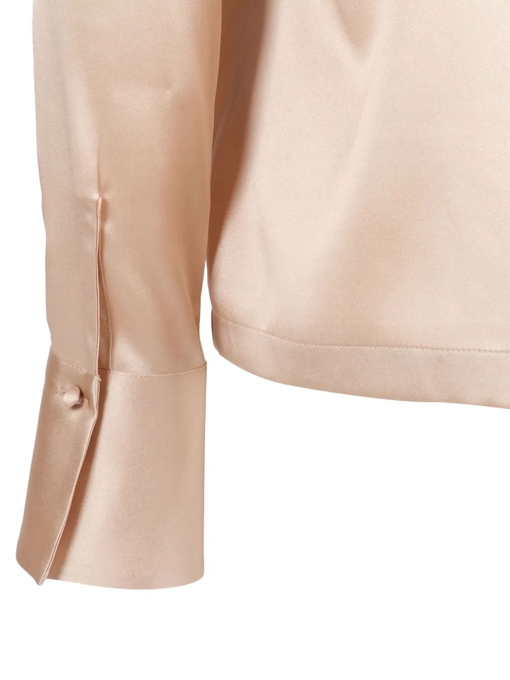 Mazzarelli Button-sleeve Mask Shirt In Neutral