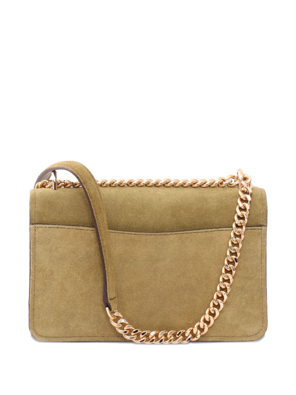 Michael Michael Kors large Claire suede shoulder bag - Groen