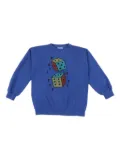 Bobo Choses Roll The Dice sweatshirt - Blue