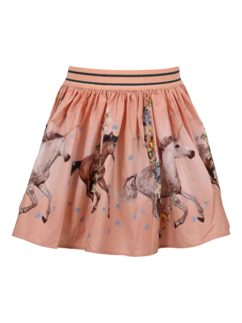 Molo Brenda horse-print skirt