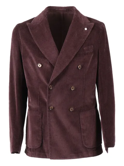 BRANDO double-breasted corduroy blazer