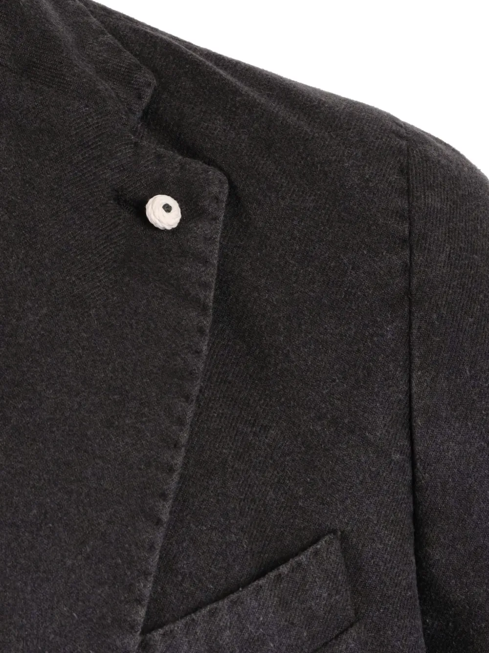  Brando Notched-lapel Pocket Jacket - Grey 