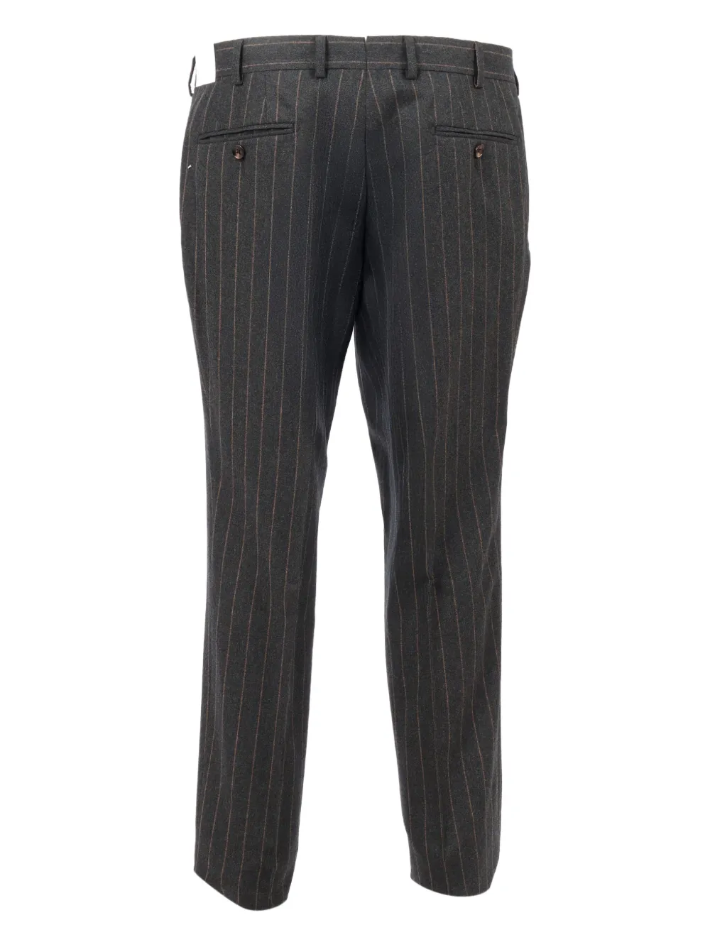 Luigi Bianchi Mantova Pinstripe Double-breasted Suit In Gray