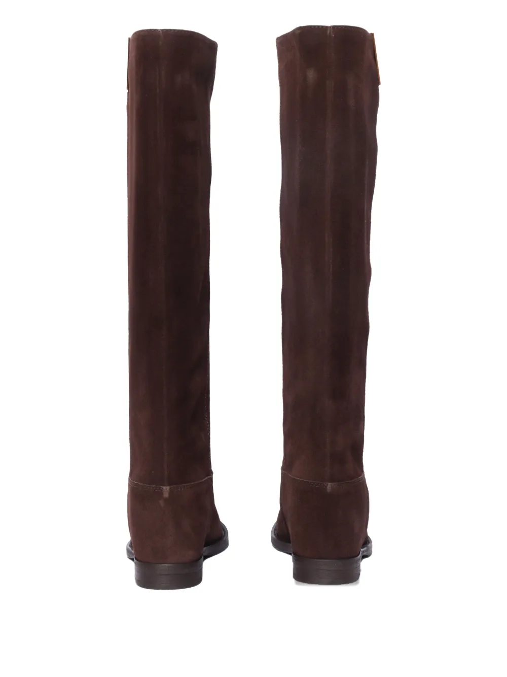 Via Roma 15 V-detail suede boots Brown