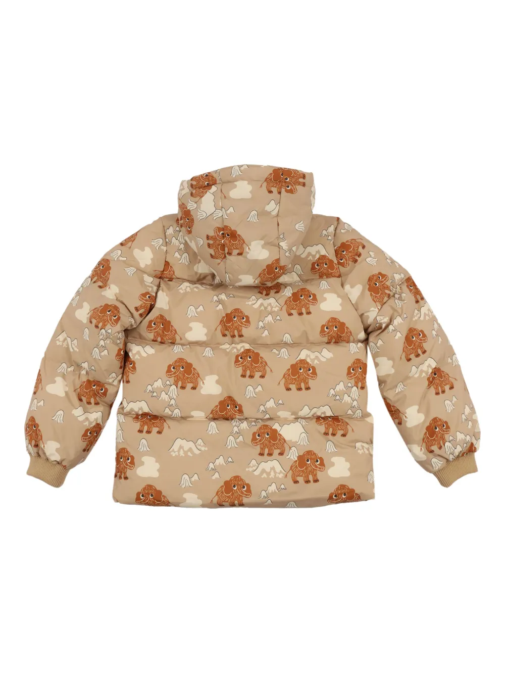 Mini Rodini mammoth-print hooded puffer jacket | Boys Padded Jackets | Image 2