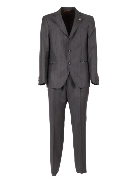 LUIGI BIANCHI MANTOVA pinstripe wool suit