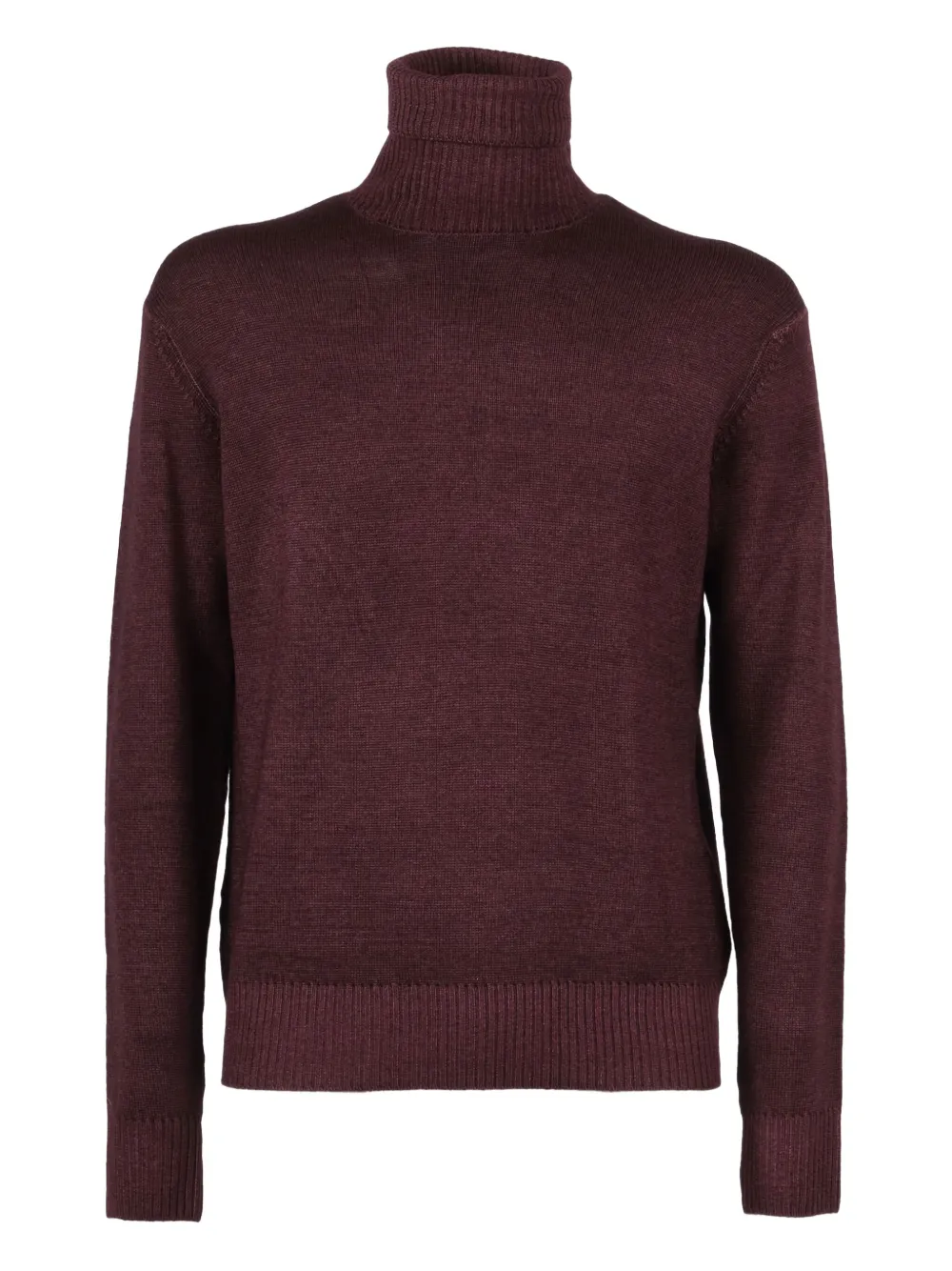 BRANDO roll-neck sweater - Rosso