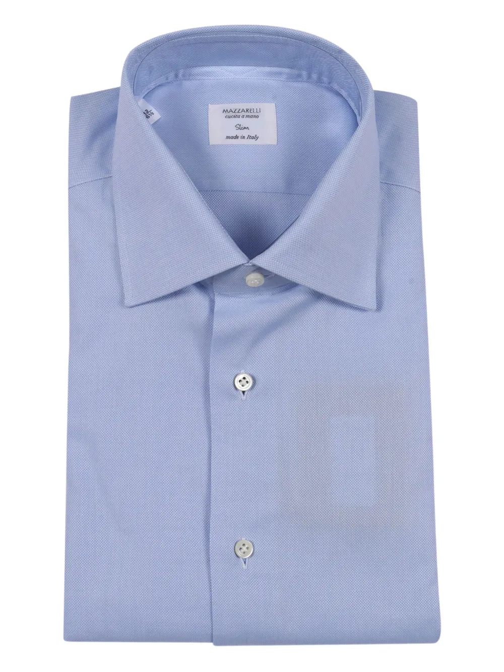 Mazzarelli royal Oxford cotton shirt - ブルー Mazzarelli royal Oxford cotton shirt - ブルー