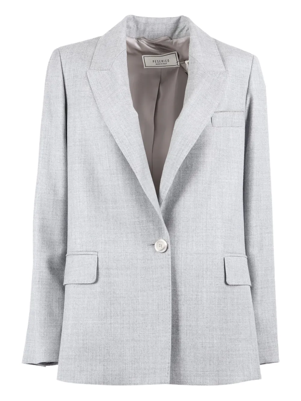 Peserico single-button jacket | Grey | Image 1