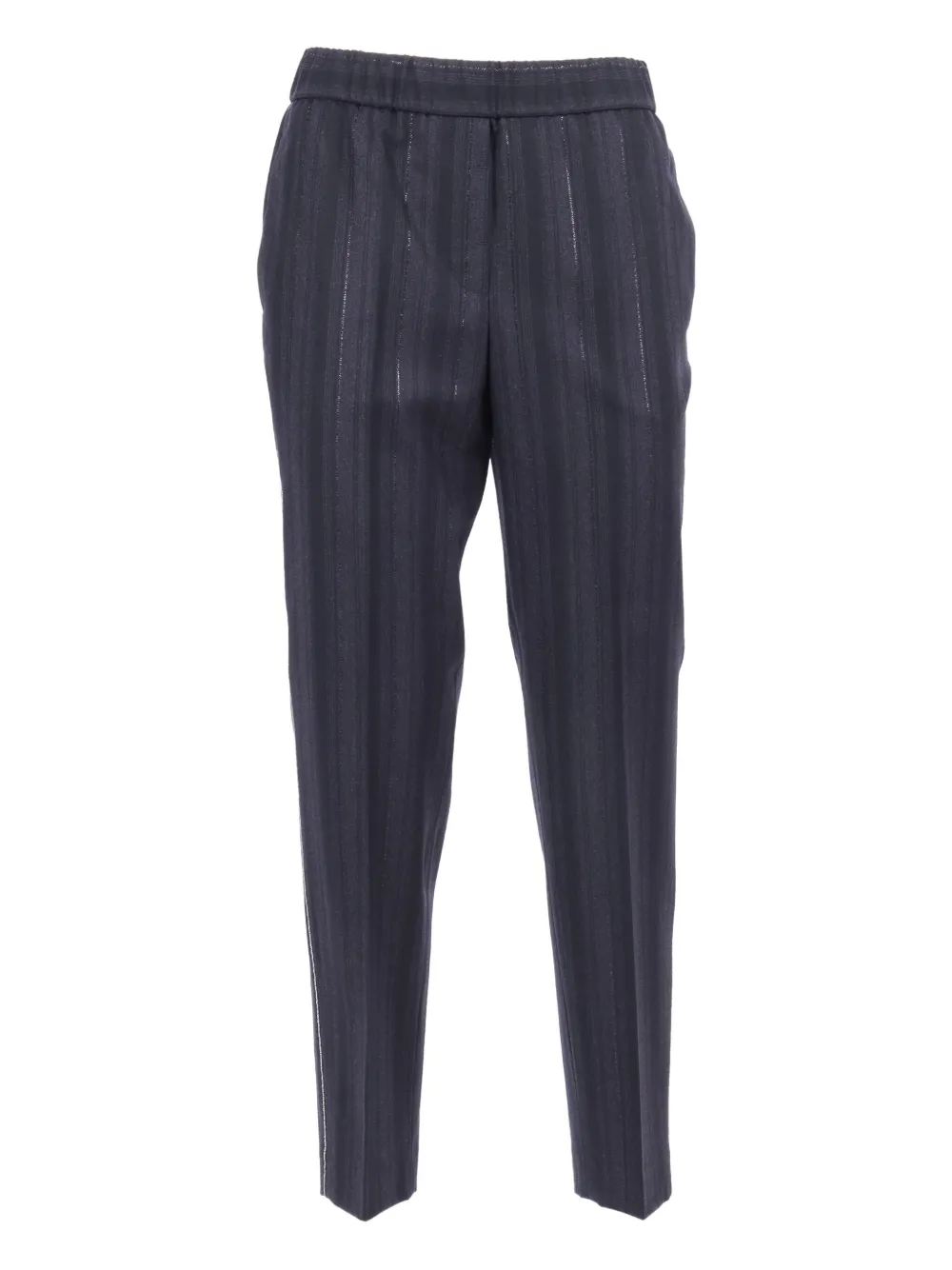 Peserico metallic-trimmed trousers | Black | Image 1