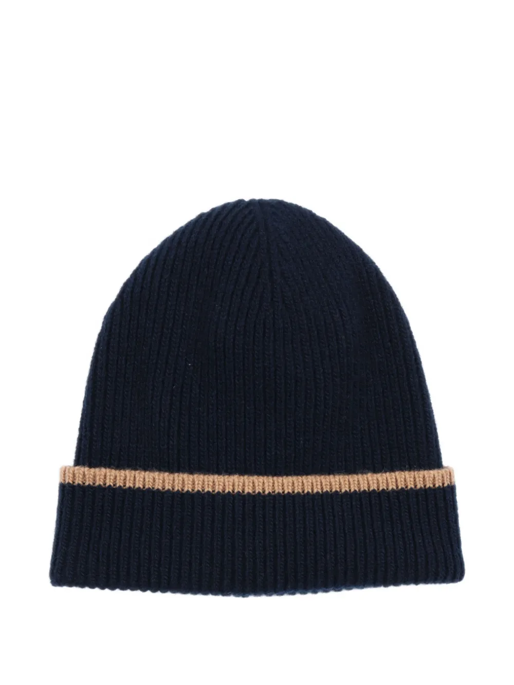 Il Gufo ribbed wool beanie | Black | Image 1