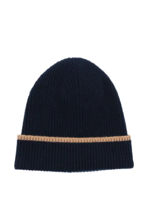 Il Gufo gorro de lana tejido de canalé