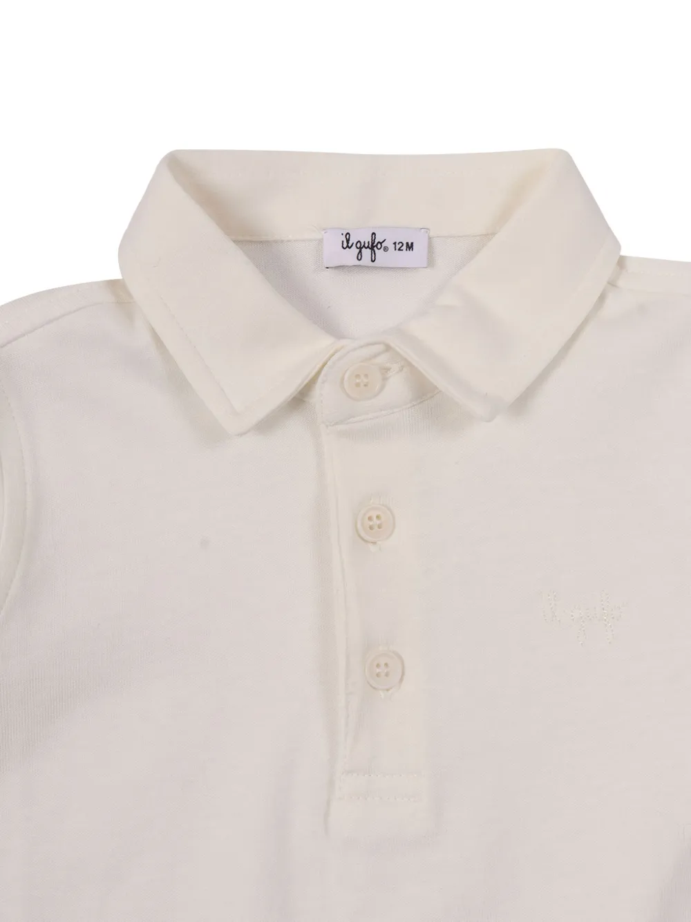 Il Gufo Poloshirt met lange mouwen Beige