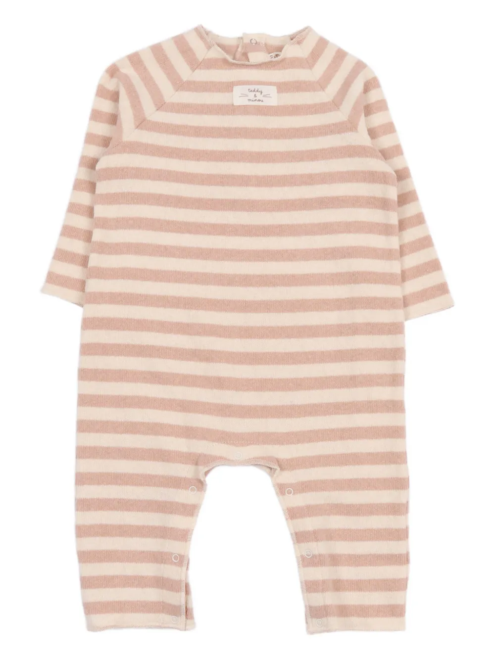 TEDDY & MINOU striped romper - ピンク TEDDY & MINOU striped romper - ピンク