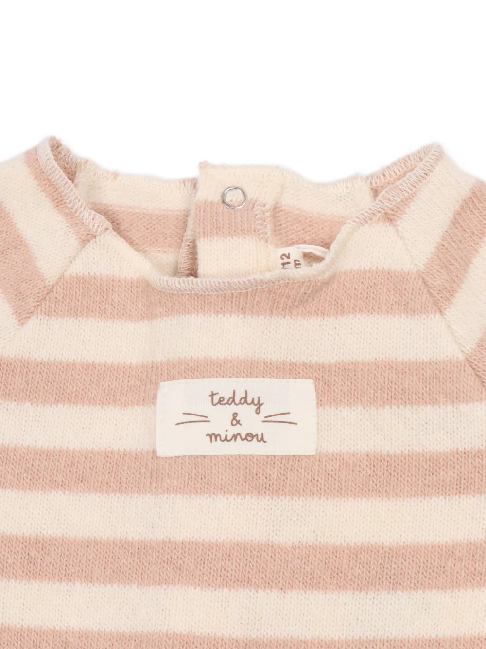 TEDDY & MINOU Gestreepte romper Roze