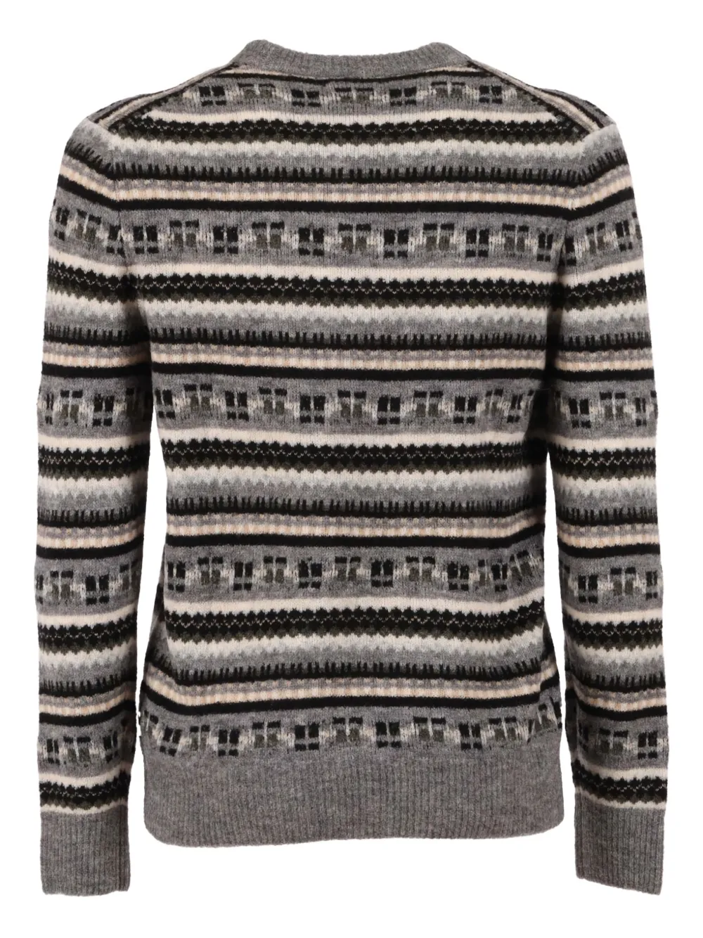Ballantyne Sweater met ronde hals - Grijs