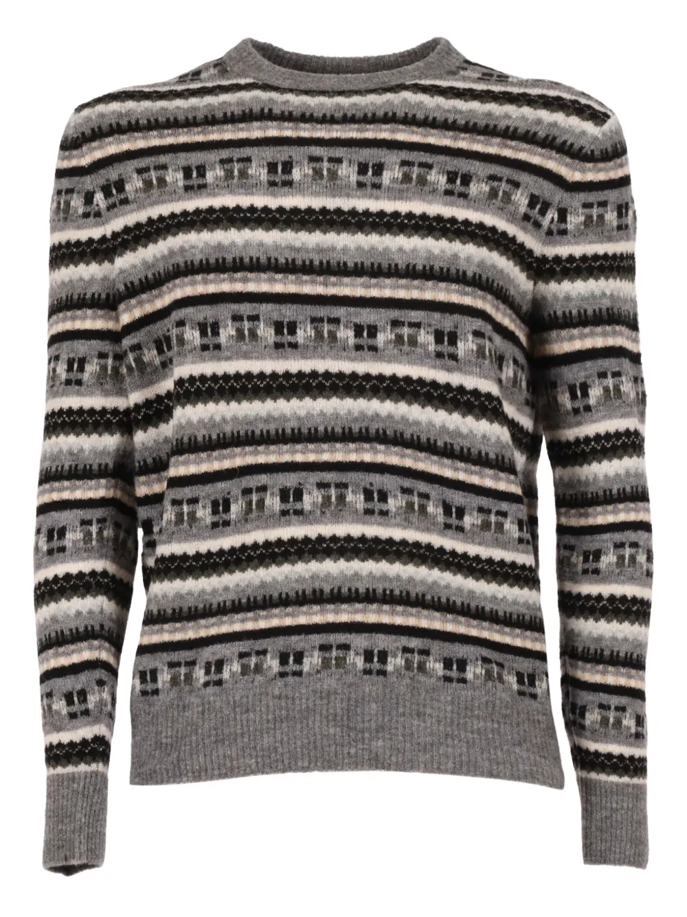Ballantyne round-neck sweater | Grey | Image 1