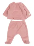 TEDDY & MINOU fleece button-fastening two-piece trouser set - Pink