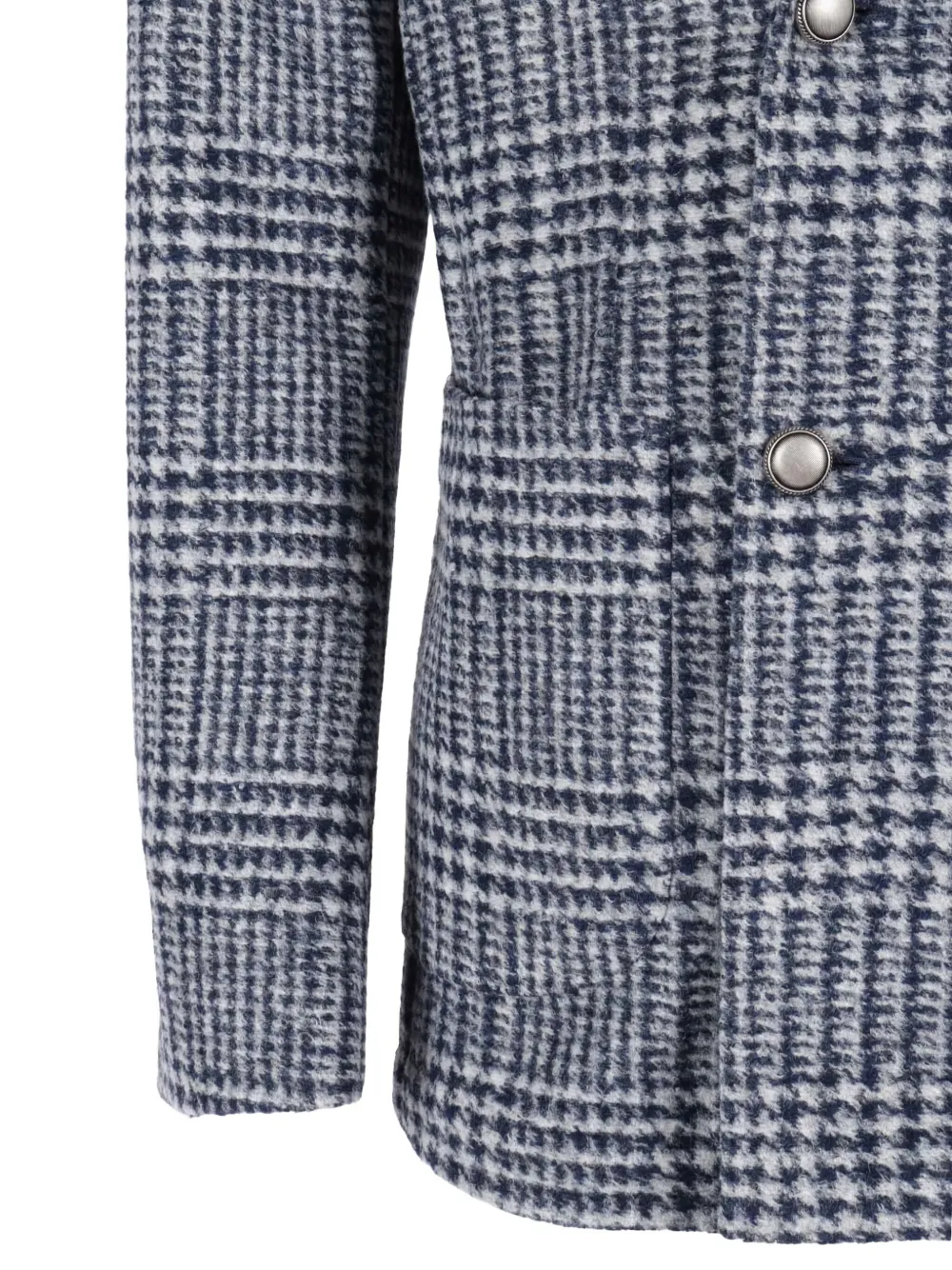 Double-Breasted Check Jacket