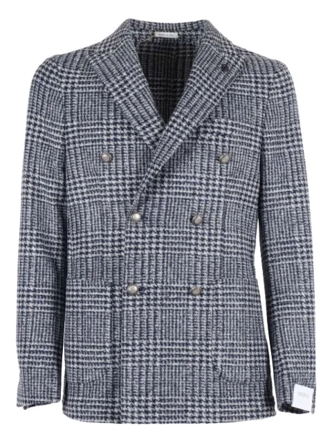 Brera double-breasted check jacket