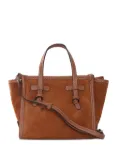 GIANNI CHIARINI Miss Marcella knot-detail tote bag - Brown