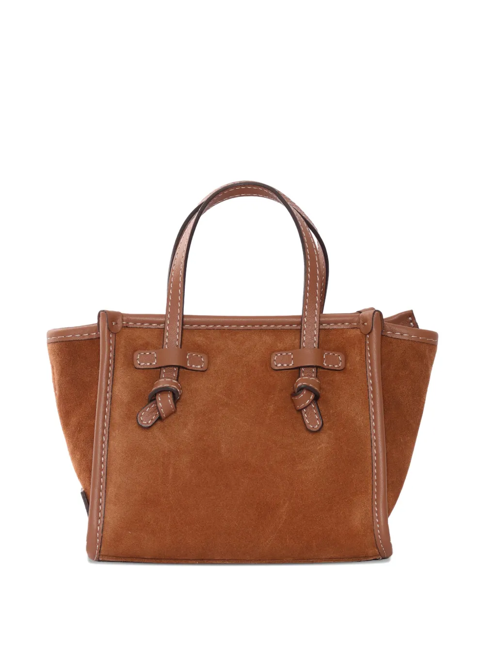 Gianni Chiarini Miss Marcella Knot-detail Tote Bag In Brown