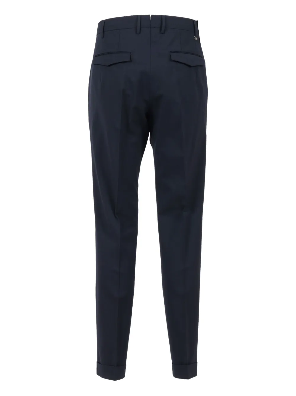 PT Torino Broek met geplooid detail - Blauw