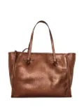 GIANNI CHIARINI Marcella knotted-detail tote bag - Brown