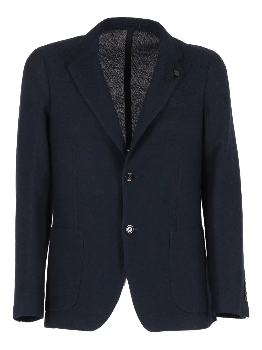 Lardini flower-pin jacket | Blue | Image 1