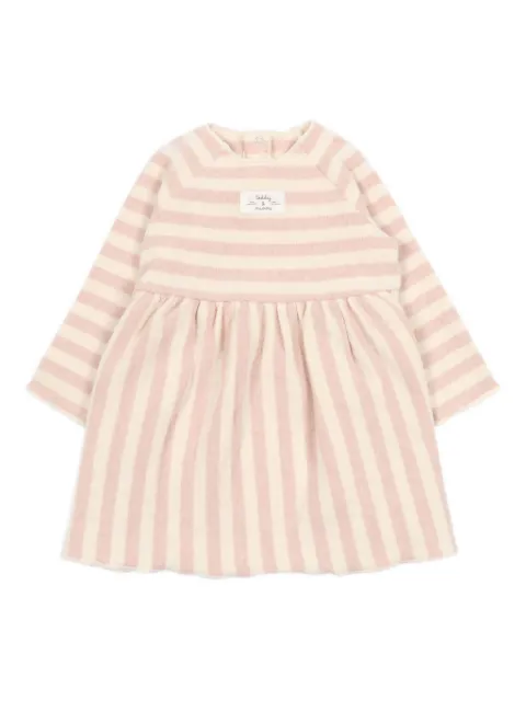 TEDDY & MINOU stripe long-sleeve dress